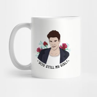 Angel Buffy the Vampire Slayer Floral Mug